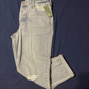 High Rise Girlfriend Jeans